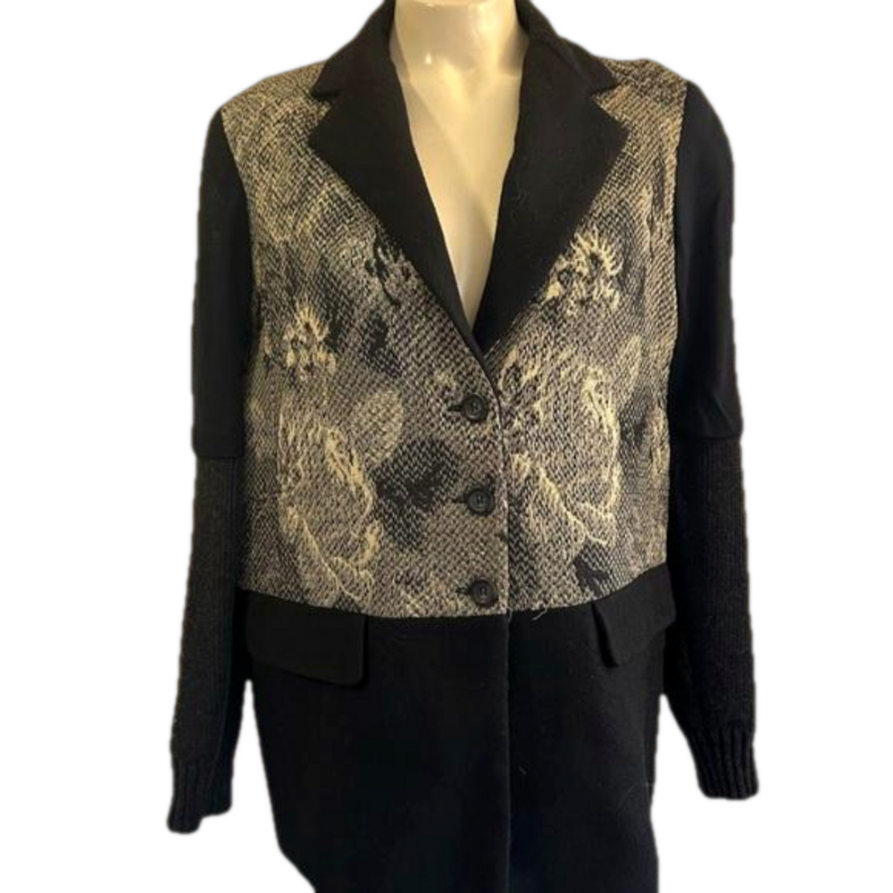 ISOLAMARRAS art to wear contemporary blazer MED